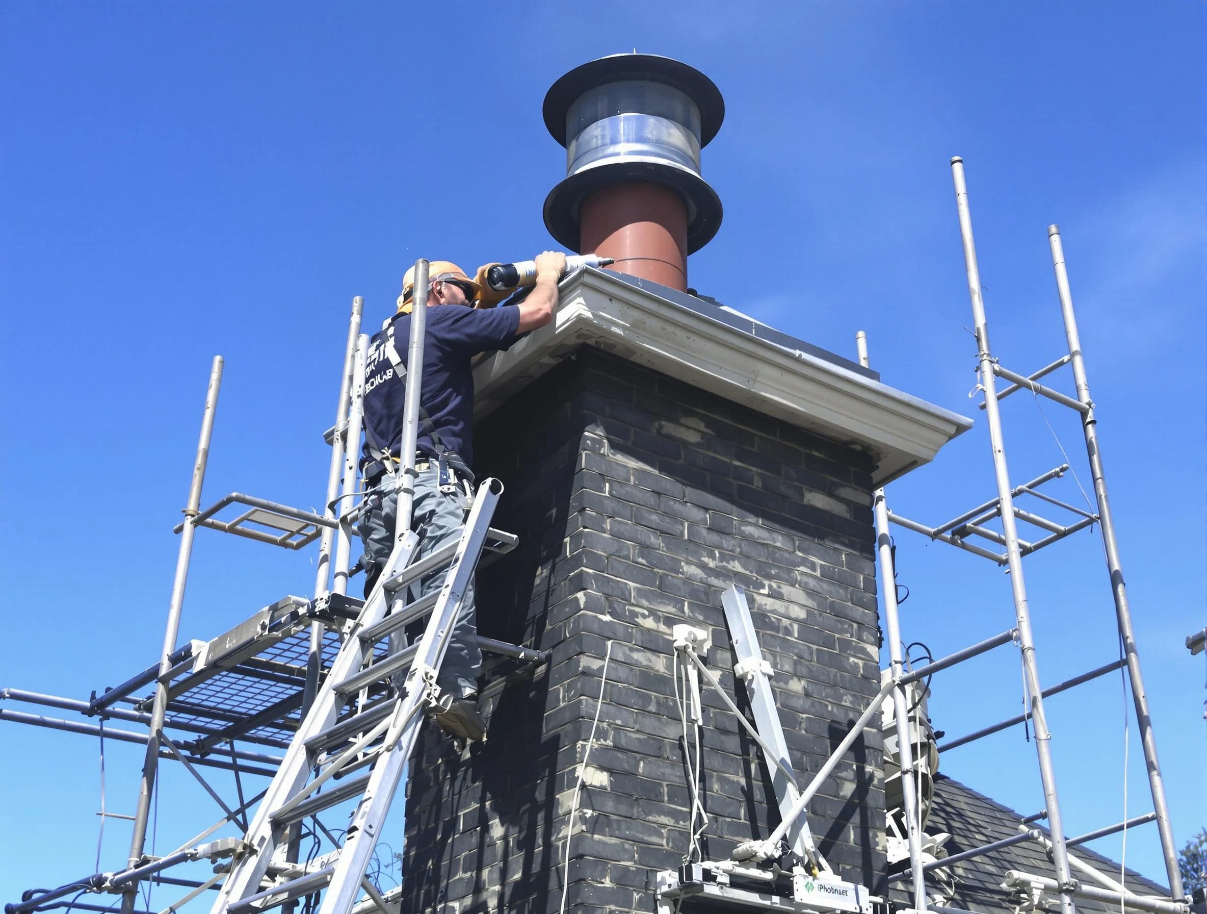 Sturdy chimney crown finished by Doraville Chimney Sweep in Doraville, GA
