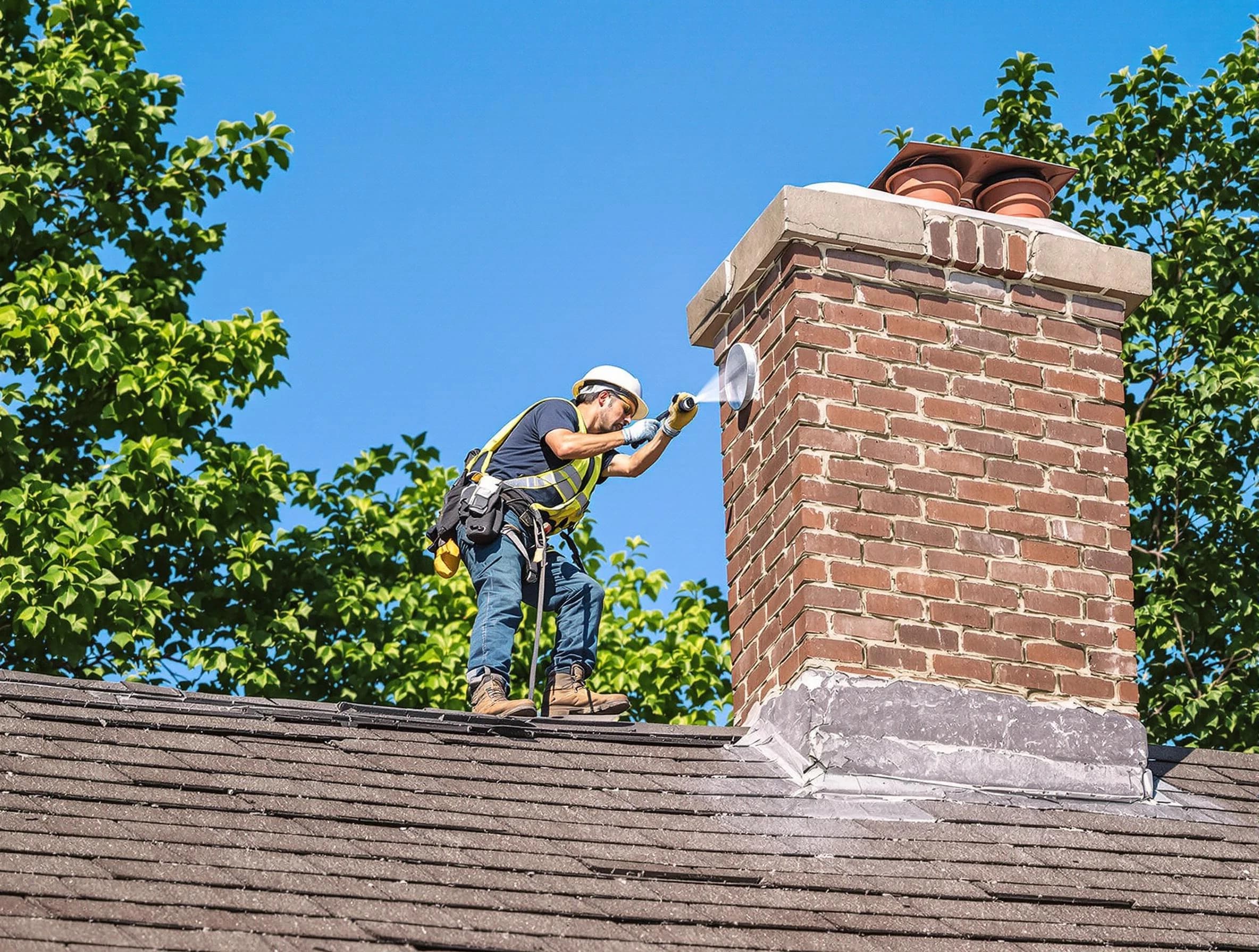 Doraville Chimney Sweep performing an inspection with advanced tools in Doraville, GA