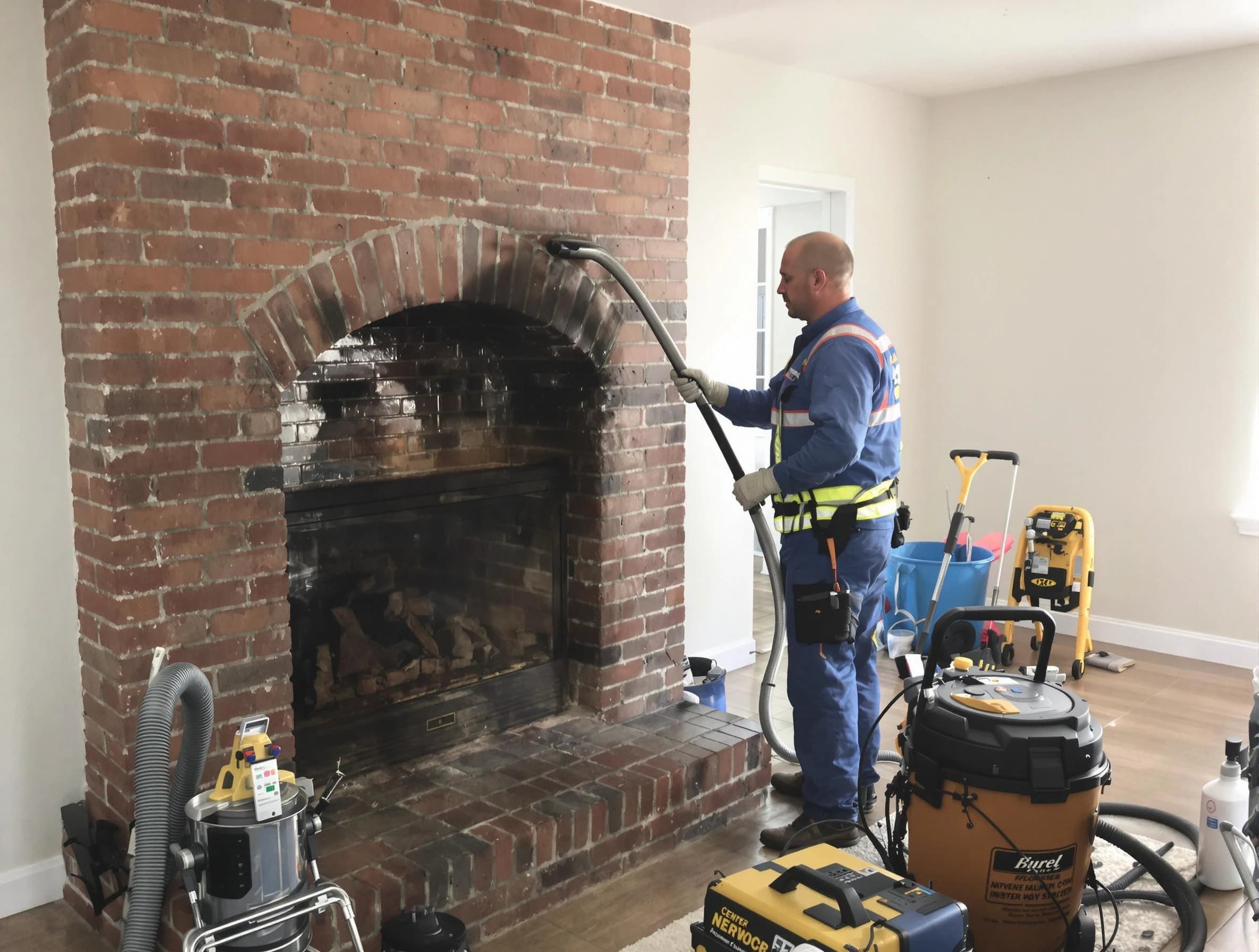 Doraville Chimney Sweep expert performing detailed chimney sweep in Doraville, GA