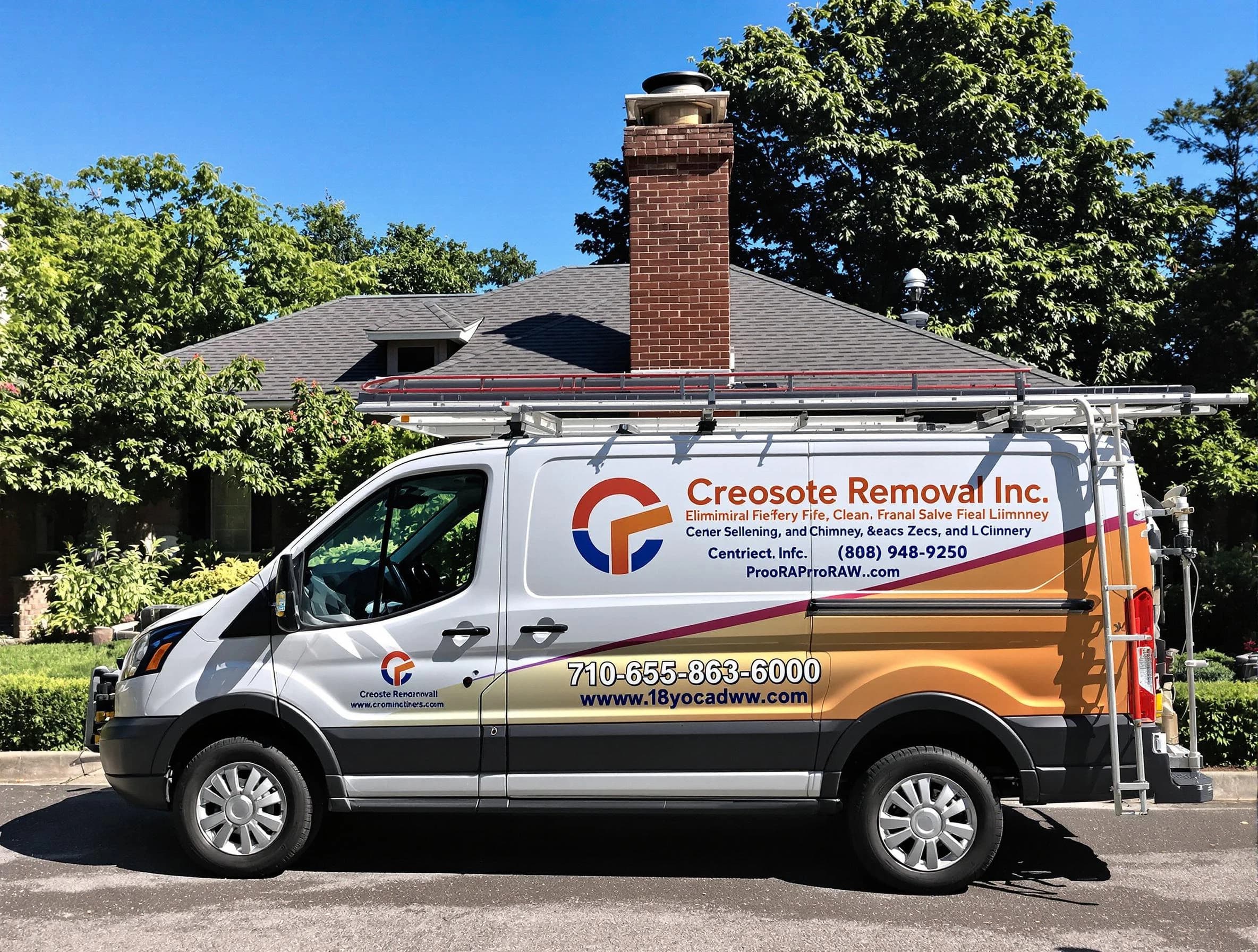 Doraville Chimney Sweep technician removing creosote safely in Doraville, GA