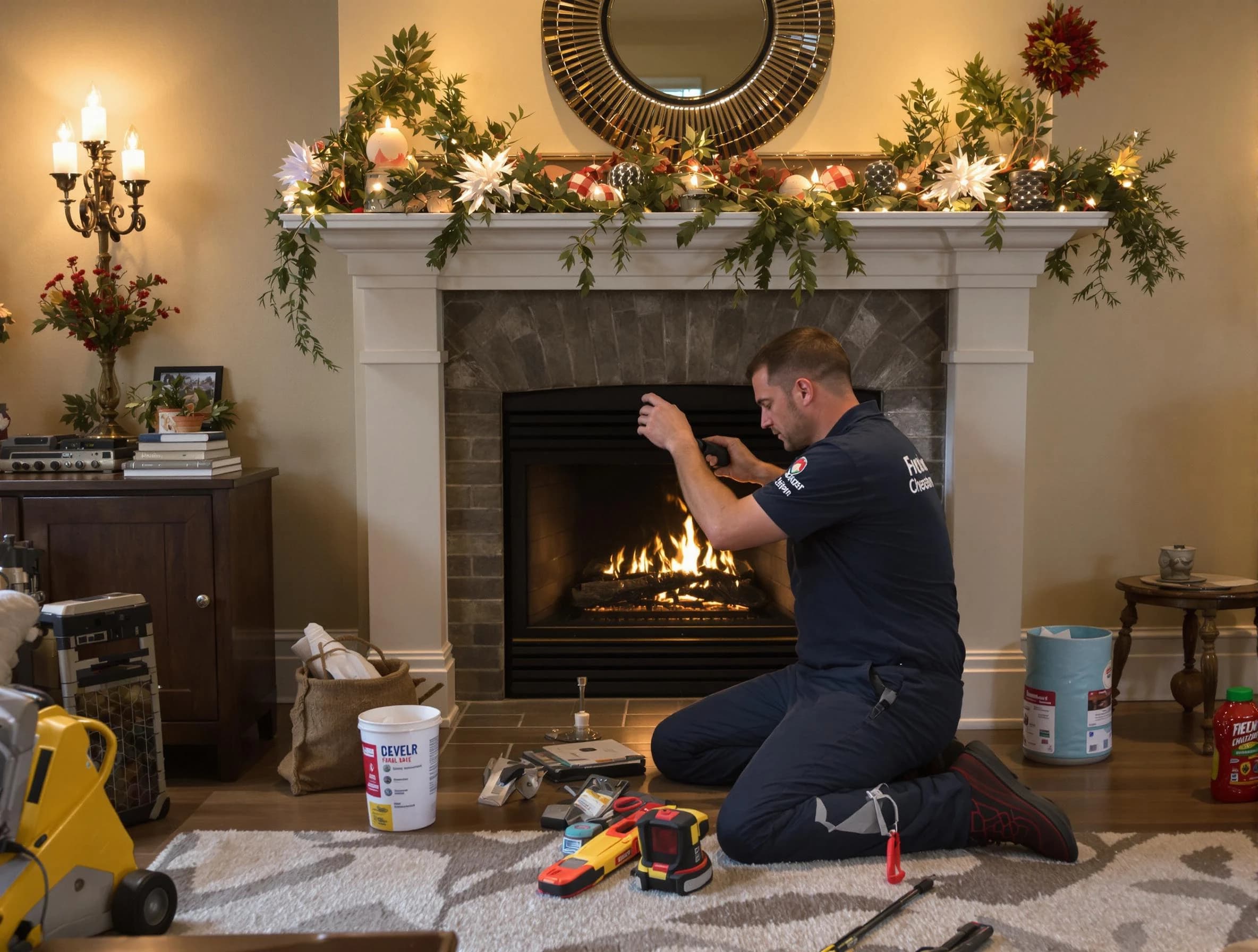 Doraville Chimney Sweep offering fireplace maintenance services in Doraville, GA