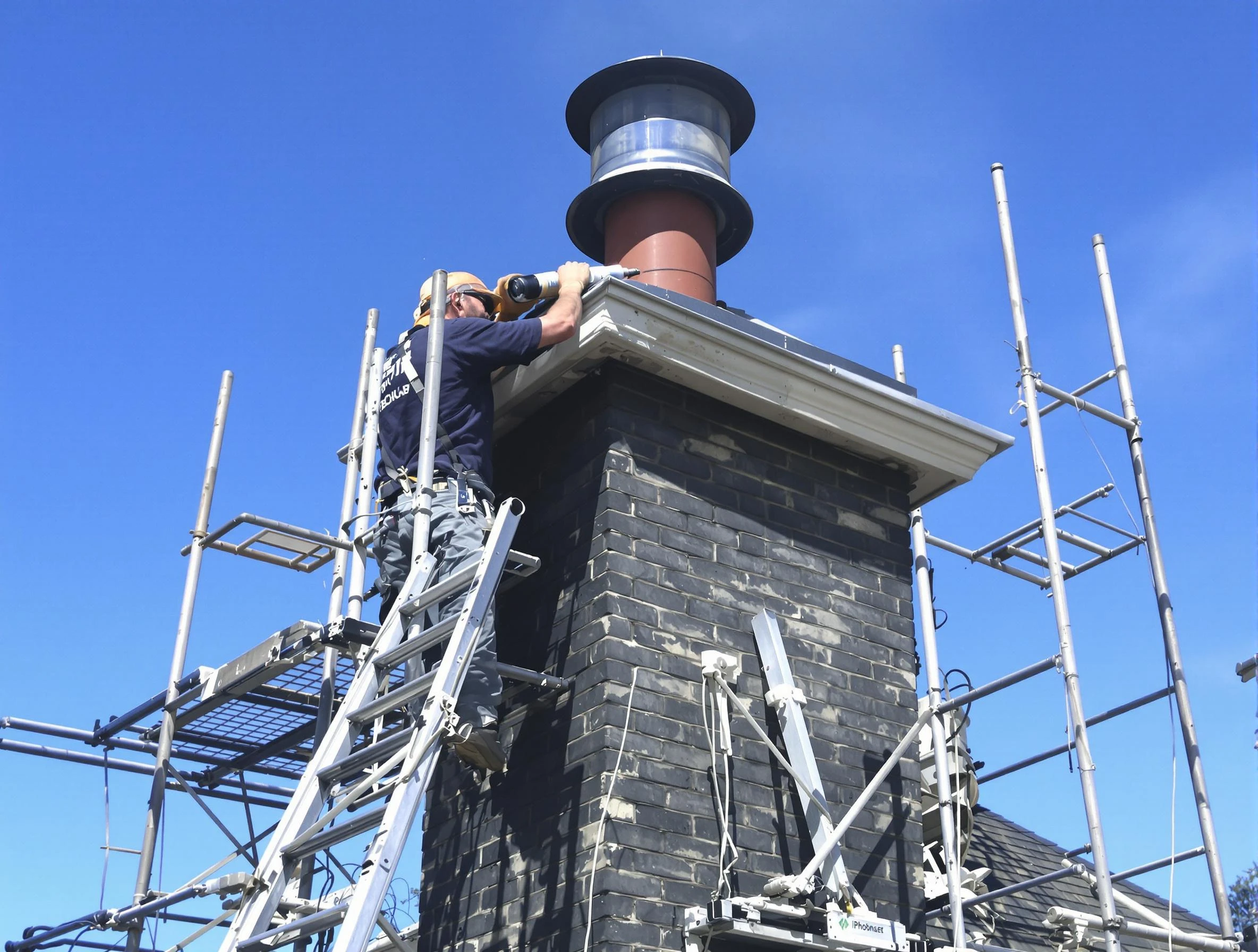 Sturdy chimney crown finished by Doraville Chimney Sweep in Doraville, GA