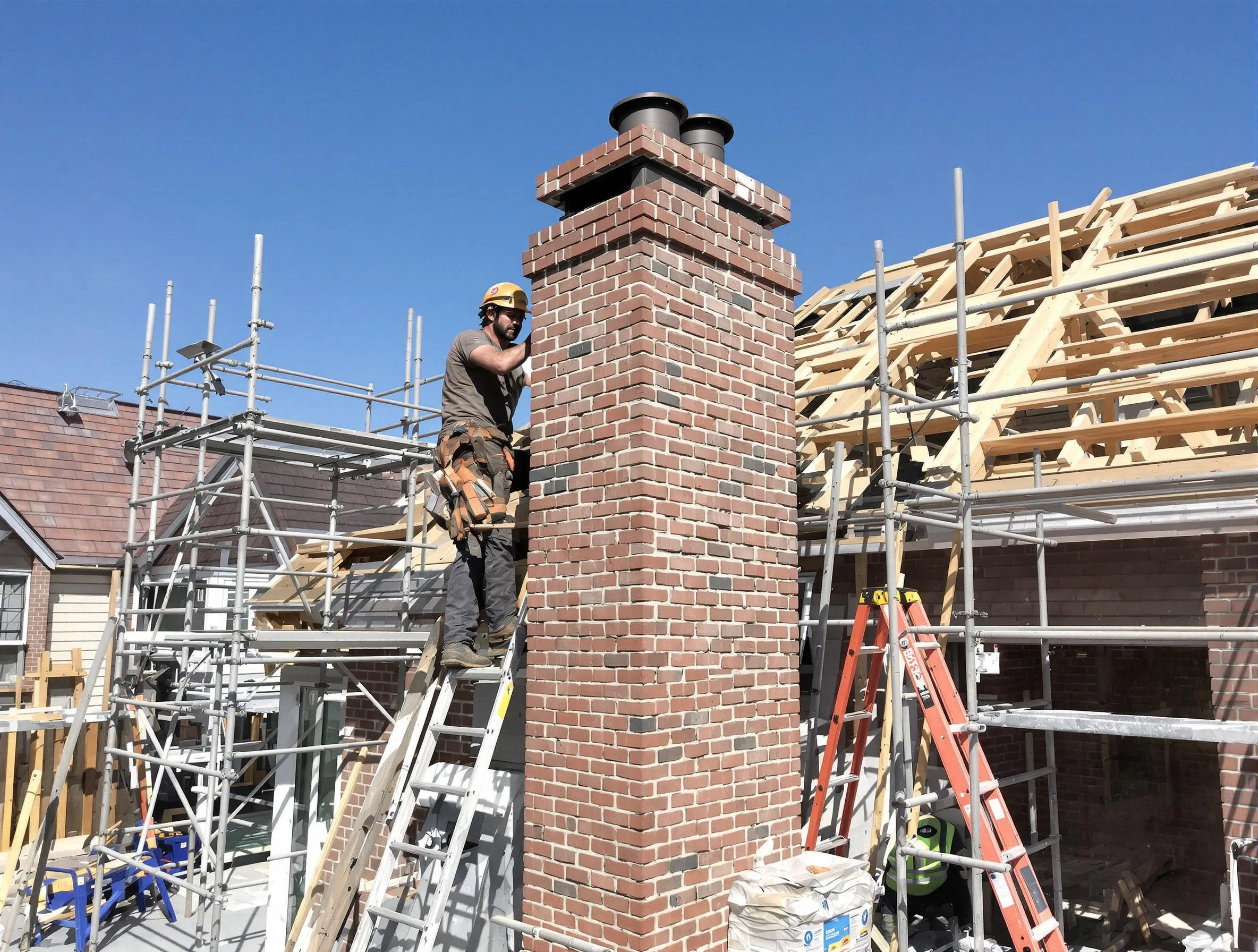 New chimney installation completed by Doraville Chimney Sweep in Doraville, GA